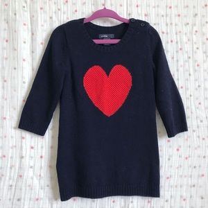 Baby Gap Girls Hearts Knit Sweater